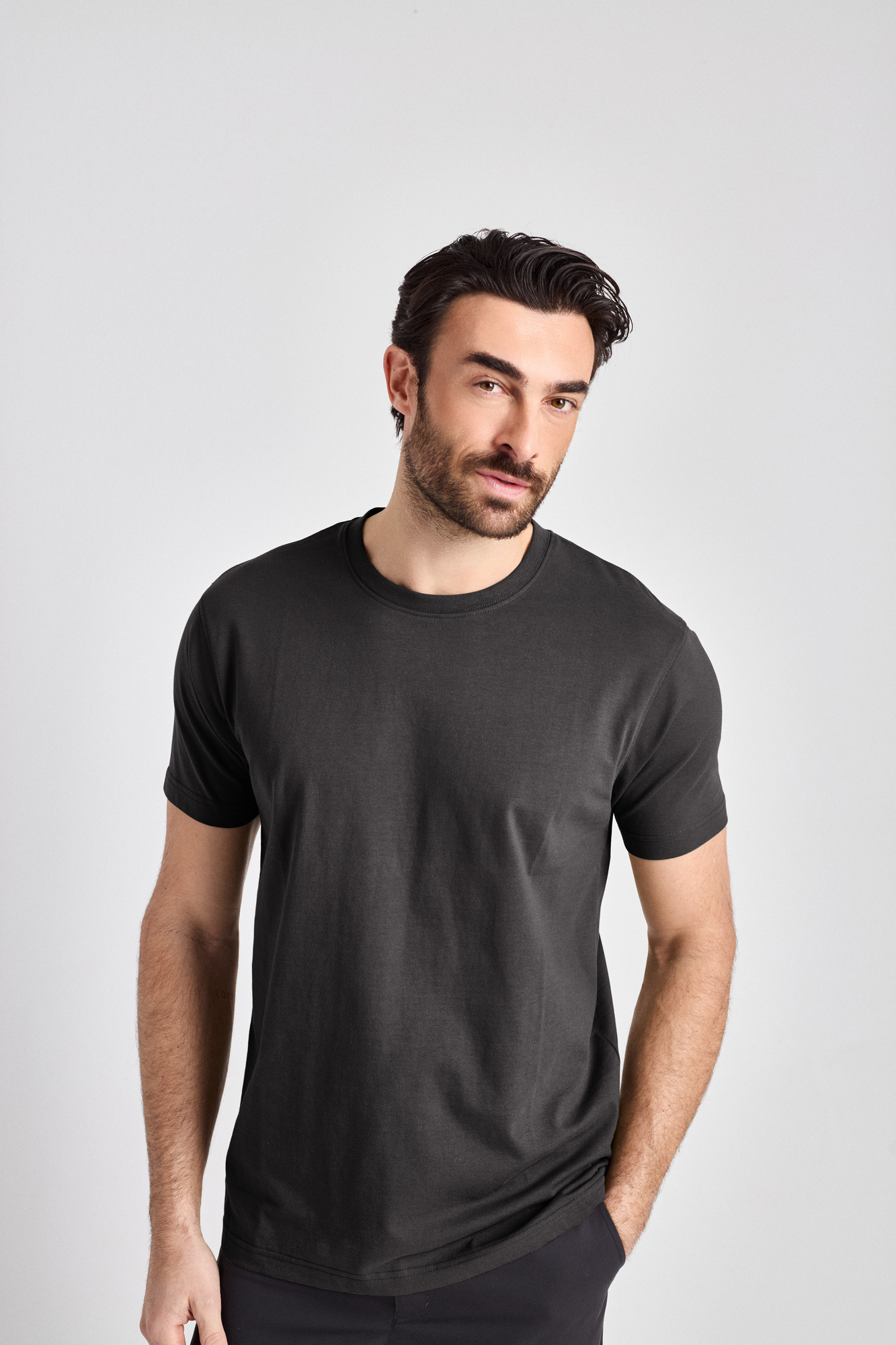 Taranto Man - T-Shirt Kurzarm - anthrazit